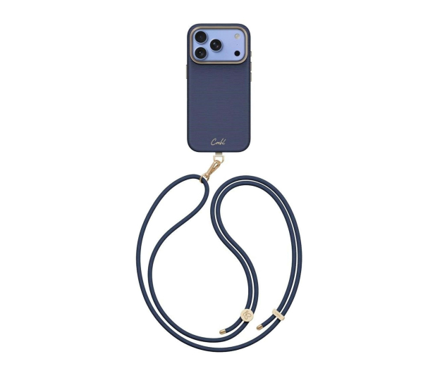 Uniq Coehl Mirelle do iPhone 18 Pro Magnetic niebieski - 1611994 - zdjęcie